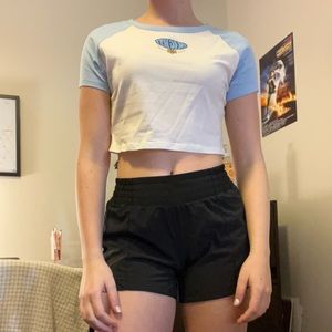 OMIGHTY CROPPED BASEBALL TEE